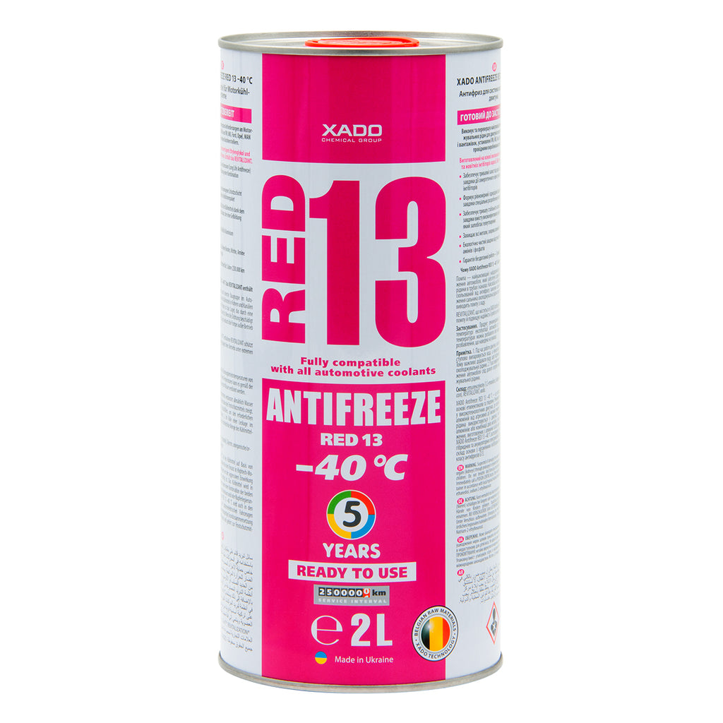 Antifreeze Red 13 | XADO Lithuania
